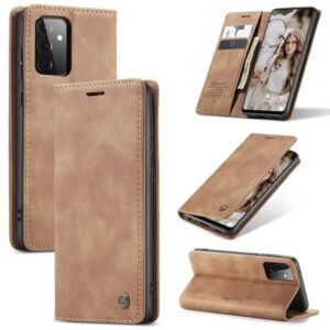 Samsung A72 CaseMe Leather Flip Cover