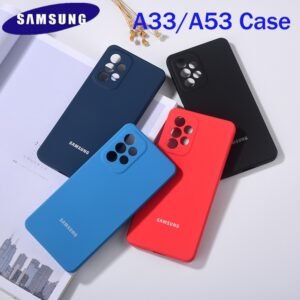 Samsung Galaxy A53 Silicone Case with Microfiber Lining